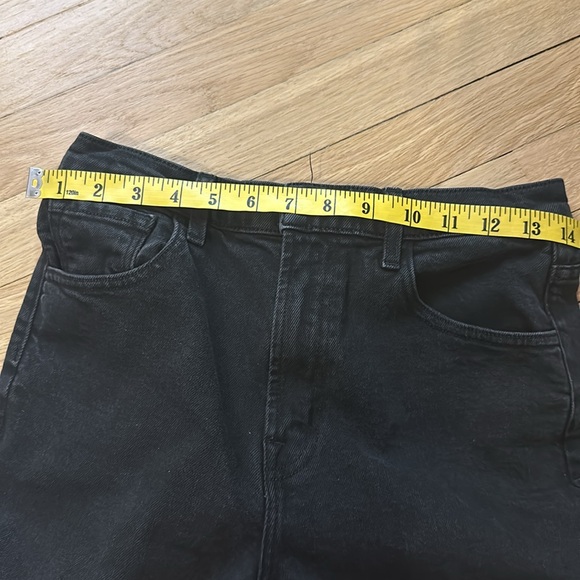 J BRAND Julia High Rise Flare Jeans in Black - Picture 4 of 9